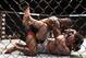 Apr 27, 2013; Newark, NJ, USA; Jon Jones (black shorts) competes against Chael Sonnen (white shorts) during UFC 159 at the Prudential Center. Mandatory Credit: Brad Penner-USA TODAY Sports