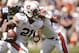 Apr 20, 2013; Auburn, AL, USA; Auburn running back Tre Mason (21) carries the ball during their A-Day spring game at Jordan-Hare Stadium. Mandatory Credit: John David Mercer-USA TODAY Sports