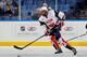 BUFFALO, NY - SEPTEMBER 29: Seth Jones #3 of Team McClanahan skates against Team Housley at the USA Hockey All-American Prospects Game at the First Niagara Center on September 29, 2012 in Buffalo, New York. (Photo by Bruce Bennett/Getty Images)
