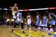 Steph Curry is guiding the Warriors to playoff success.