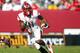 PHILADELPHIA, PA - OCTOBER 20: Defensive back Logan Ryan #11 returns an interception against the Temple Owls during a game at Lincoln Financial Field on October 20, 2012 in Philadelphia, Pennsylvania. Rutgers defeated Temple 35-10. (Photo by Rich Schultz /Getty Images)