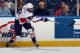 BUFFALO, NY - SEPTEMBER 29: Seth Jones #3 of Team McClanahan skates against Team Housley at the USA Hockey All-American Prospects Game at the First Niagara Center on September 29, 2012 in Buffalo, New York. (Photo by Bruce Bennett/Getty Images)