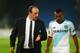 BASEL, SWITZERLAND - APRIL 25: Rafa Benitez the Chelsea interim manager talks to Ashley Cole during the UEFA Europa League Semi Final First Leg match between FC Basel 1893 and Chelsea at St. Jakob Stadium on April 25, 2013 in Basel, Switzerland. (Photo by Clive Rose/Getty Images)