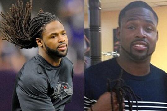 Torrey Smith Cuts Off His Dreadlocks