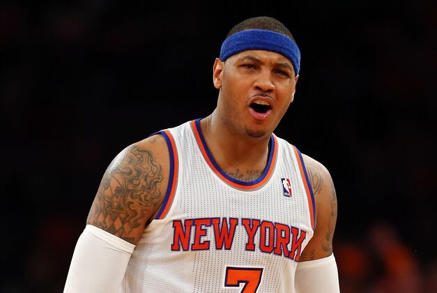 Carmelo Anthony Keeps Negativity at Arm's Length