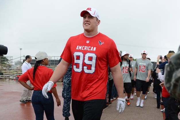 On Houston Texans DE J.J. Watt's Fame