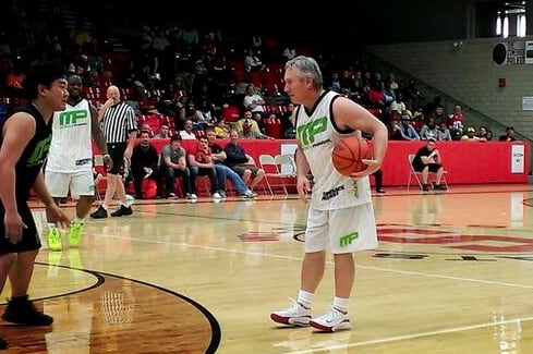 Jim Tressel Plays Hoops for Maurice Clarett Charity (PHOTO)