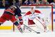 NEW YORK, NY - MARCH 24: Derek Stepan #21 of the New York Rangers fakes out goalie Braden Holtby #70 of the Washington Capitals before backhanding a goal during a shootout in an NHL hockey game at Madison Square Garden on March 24, 2013 in New York City. (Photo by Paul Bereswill/Getty Images)