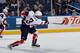 BUFFALO, NY - SEPTEMBER 29: Seth Jones #3 of Team McClanahan skates against Team Housley at the USA Hockey All-American Prospects Game at the First Niagara Center on September 29, 2012 in Buffalo, New York. (Photo by Bruce Bennett/Getty Images)