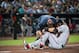ATLANTA, GA - APRIL 29: A trainer checks on Jayson Werth #28 of the Washington Nationals after he fouled a ball off his foot in the 8th inning against the Atlanta Braves at Turner Field on April 29, 2013 in Atlanta, Georgia. The Braves defeated the Nationals 3-2. (Photo by Kevin Liles/Getty Images)