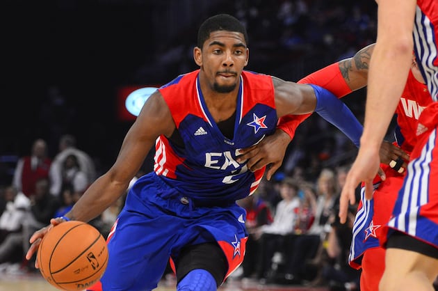 Video: Kyrie Plays Pickup Hoops in NJ, Shows Off Dunks