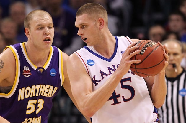 Former KU Center Cole Aldrich Will Graduate from KU in May