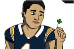 Top NFL Draft Picks as Cartoons