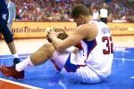 Blake Griffin Suffers High Ankle Sprain in Game 5