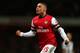 LONDON, ENGLAND - DECEMBER 29: Alex Oxlade-Chamberlain of Arsenal celebrates scoring their second goal during the Barclays Premier League match between Arsenal and Newcastle United at the Emirates Stadium on December 29, 2012 in London, England. (Photo by Clive Mason/Getty Images)