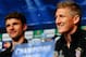 BARCELONA, SPAIN - APRIL 30: Thomas Muller and Bastian Schweinsteiger of FC Bayern Muenchen face the media during a press conference ahead of their UEFA Champions League Semi-final second leg match against FC Barcelona at Speria Tower Hotel on April 30, 2013 in Barcelona, Spain. (Photo by David Ramos/Getty Images)