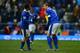 Pienaar and Jelavic show their frustrations earlier in the season