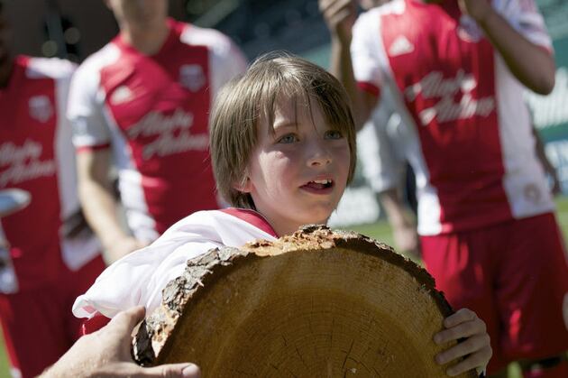 Portland Timbers Grant the Wish of 8 Year Old Atticus Lane-Dupree (photos)
