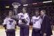 The St. Louis Blues won the Presidents' Trophy in 2000 and then lost in the first round of the West playoffs.