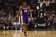 SAN ANTONIO, TX - APRIL 21: Metta World Peace #15 of the Los Angeles Lakers during Game One of the Western Conference Quarterfinals of the 2013 NBA Playoffs at AT&T Center on April 21, 2013 in San Antonio, Texas. NOTE TO USER: User expressly acknowledges and agrees that, by downloading and or using this photograph, User is consenting to the terms and conditions of the Getty Images License Agreement. (Photo by Ronald Martinez/Getty Images)