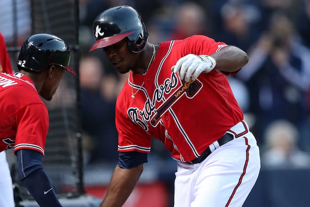 While Brother Justin Rakes, B.J. Scuffles for Braves
