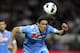 MILAN, ITALY - APRIL 14: Edinson Cavani of SSC Napoli in action during the Serie A match between AC Milan and SSC Napoli at San Siro Stadium on April 14, 2013 in Milan, Italy. (Photo by Claudio Villa/Getty Images)