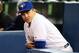 TORONTO, CANADA - APRIL 3: Manager John Gibbons looks down the bench during MLB action against the Cleveland Indians at the Rogers Centre April 3, 2013 in Toronto, Ontario, Canada. (Photo by Abelimages/Getty Images)