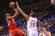 It's now mano a mano for Harden and Durant.