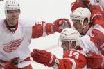 Red Wings Survive Late Collapse, Beat Ducks in OT