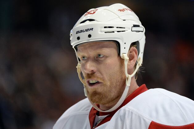Night of Pain for Red Wings' Johan Franzen Ends Well