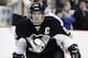 May 3, 2013; Pittsburgh, PA, USA; Pittsburgh Penguins center Sidney Crosby (87) on the ice before playing the New York Islanders in game two of the first round of the 2013 Stanley Cup playoffs at the CONSOL Energy Center. Mandatory Credit: Charles LeClaire-USA TODAY Sports