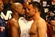 LAS VEGAS, NV - MAY 03: Floyd Mayweather squares off against Robert Guerrero for the WBC and Vacant Ring Magazine Welterweight titles at the MGM Grand Hotel/Casino on May 3, 2013 in Las Vegas, Nevada. (Photo by Al Bello/Getty Images)