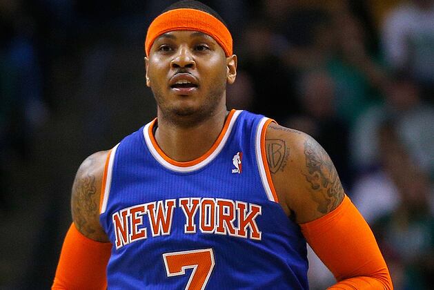 Carmelo Anthony Hits Big Shots Late as Knicks Survive Scare from Celtics