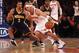 NEW YORK, NY - NOVEMBER 18: Jason Kidd #5 of the New York Knicks dribbles the ball against the Indiana Pacers at Madison Square Garden on November 18, 2012 in New York City. NOTE TO USER: User expressly acknowledges and agrees that, by downloading and/or using this photograph, user is consenting to the terms and conditions of the Getty Images License Agreement. The Knicks defeated the Pacers 88-76. (Photo by Bruce Bennett/Getty Images)