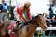 LOUISVILLE, KY - MAY 04: Joel Rosario atop Orb reacts after winning the 139th running of the Kentucky Derby at Churchill Downs on May 4, 2013 in Louisville, Kentucky. (Photo by Rob Carr/Getty Images)