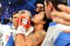 Dec 8, 2012; Las Vegas, NV, USA; Manny Pacquiao before his welterweight bout against Juan Manuel Marquez (not pictured) at MGM Grand Garden Arena. Juan Manuel Marquez won the bout by sixth round knockout. Mandatory Credit: Joe Camporeale-USA TODAY Sports