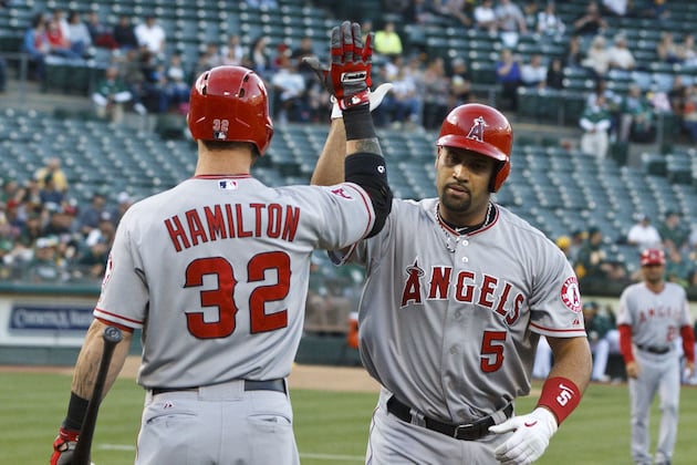 Pujols Out of Today Lineup vs. O's; Hamilton Returns Batting 3rd