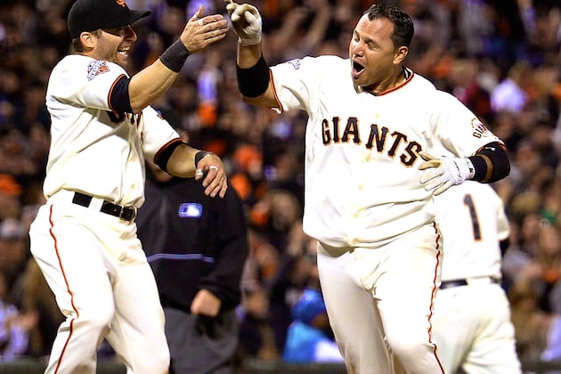 San Francisco Giants' 2nd Consecutive Walk-Off Home Run Has Familiar Feel to It