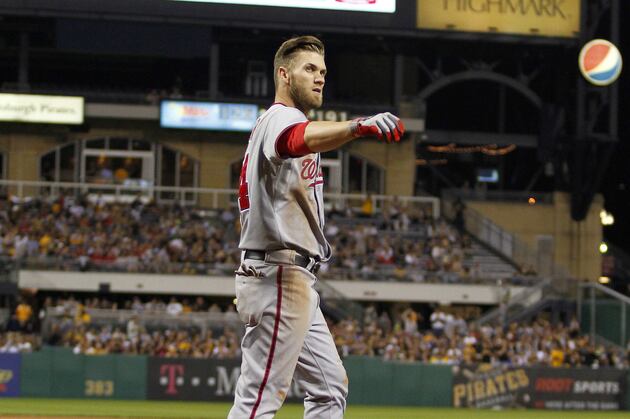 Harper Ejected in Top of 1st for Arguing Check-Swing