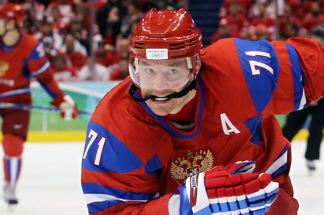 Kovalchuk's Hat Trick Powers Russia at Worlds