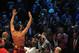Nov 10, 2012; Hamburg, GERMANY; Wladimir Klitschko celebrates his victory over Mariusz Wach at O2 World Arena. Mandatory Credit: Tay Duc Lam/Witters Sport via USA TODAY Sports