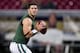 ST. LOUIS, MO - NOVEMBER 18: Quarterback Tim Tebow #15 of the New York Jets warms up prior to the game against the St. Louis Rams at the Edward Jones Dome on November 18, 2012 in St. Louis, Missouri. (Photo by David Welker/Getty Images)