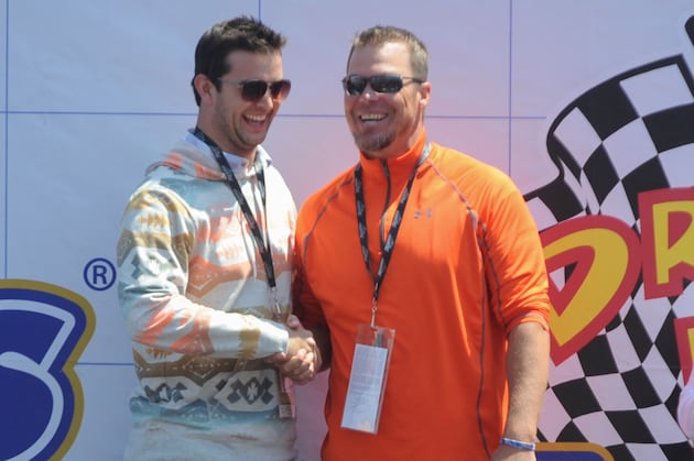 McCarron Talks NASCAR, Football Before Driving Pace Car at Talladega