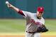 CLEVELAND, OH - APRIL 30: Starting pitcher Roy Halladay #34 of the Philadelphia Phillies pitches during the first inning against the Cleveland Indians at Progressive Field on April 30, 2013 in Cleveland, Ohio. (Photo by Jason Miller/Getty Images)