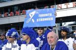 Leafs Fan Brings 'Toronto Stronger' Sign to Game
