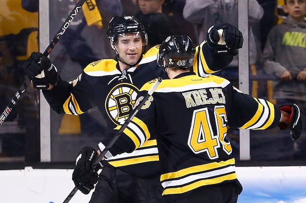 Insulted by Leafs' Carlyle, Bruins' Krejci Line Injuring Toronto in Series
