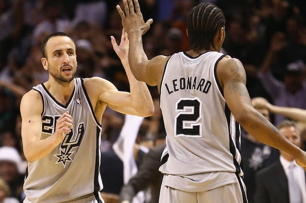 Spurs' First Miracle Forces OT, Second by Manu Wins It