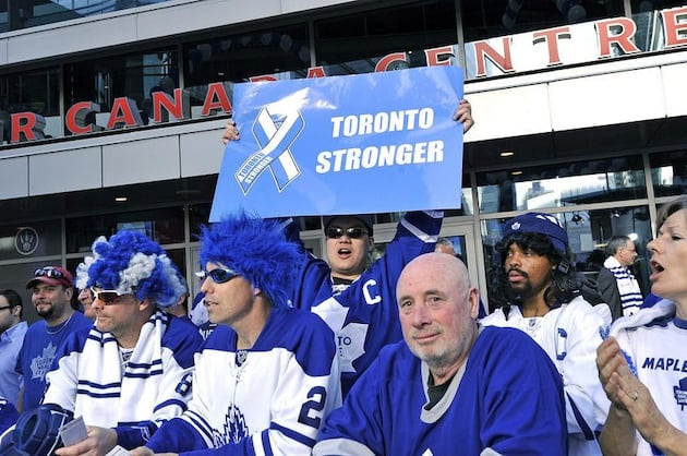 Heartless Maple Leafs Fan Mocks 'Boston Strong' Slogan