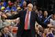 DALLAS, TX - MAY 08: Head coach Phil Jackson of the Los Angeles Lakers reacts during play against the Dallas Mavericks in Game Four of the Western Conference Semifinals during the 2011 NBA Playoffs on May 8, 2011 at American Airlines Center in Dallas, Texas. NOTE TO USER: User expressly acknowledges and agrees that, by downloading and or using this photograph, User is consenting to the terms and conditions of the Getty Images License Agreement. (Photo by Ronald Martinez/Getty Images)