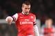 LONDON, ENGLAND - JANUARY 23: Lukas Podolski of Arsenal in action during the Barclays Premier League match between Arsenal and West Ham United at Emirates Stadium on January 23, 2013 in London, England. (Photo by Mike Hewitt/Getty Images)